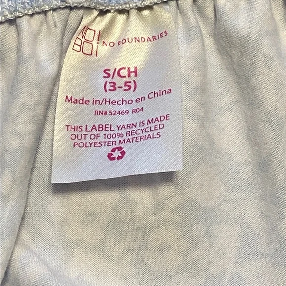 No Boundaries Light Blue Floral Mini Dress size 3-5 - Picture 6 of 6